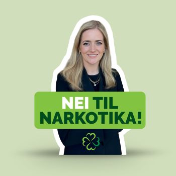 Klistremerker: Nei til narkotika